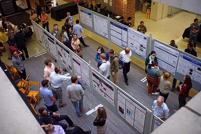 Poster Session during 2022 Chemistry Department Open House and Graham Lecture